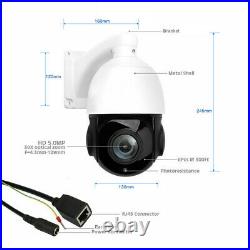 Outdoor PTZ IP Camera 5MP Super HD Pan/Tilt 30/36X Zoom Speed Dome CCTV IR App