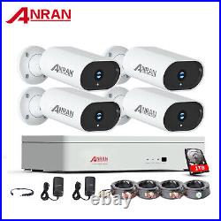 Outdoor Security Camera System Wired CCTV Home Night Vision 8CH 2MP DVR 1TB HDD