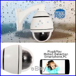 Outdoor Waterproof IR Camera 30X Zoom PTZ Speed Dome 360-Degree Security Monitor