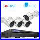 Outdoor Wired 8ch Home Security Camera System with 1TB Hard Drive 4pcs 1080P Cam