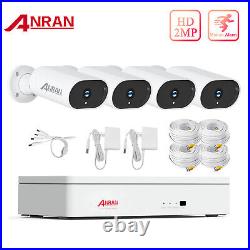 Outdoor Wired Security Camera System Home CCTV Network Video 8CH 2MP DVR 1TB HDD