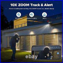 POE CCTV 8MP PTZ Security Camera System 8CH NVR Home Surveillance Outdoor Night