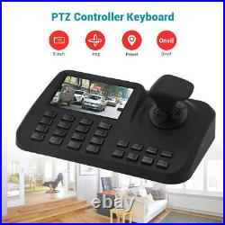 PTZ Keyboard Controller Joystick CCTV Security Speed Onvif For IP Camera 5 Inch