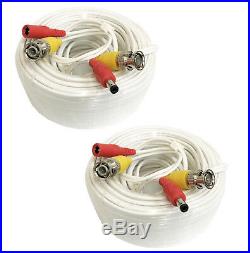 Premium Quality 2x50ft Video Power BNC Cable for Swann CCTV Security Camera