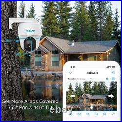 Reolink 1080P Wireless Security IP Camera CCTV Outdoor Pan Tilt & Solar Panel