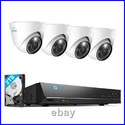 Reolink 12MP 8CH NVR Outdoor Home CCTV PoE Security Camera System AI Detection