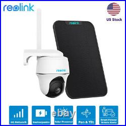 Reolink 4G LTE Solar Battery Security Camera Person Vehicle Detection GO PT Plus