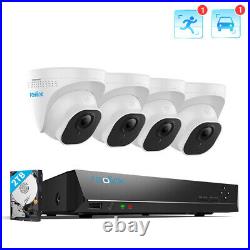 Reolink 8CH 4K CCTV Security System NVR Kit Person Vehicle Detection with 2TB HDD