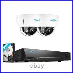Reolink 8CH 4K NVR POE Security IP Camera System Audio AI Motion Outdoor 2TB HDD