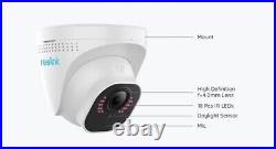 Reolink 8MP 8CH NVR Dome 4k IP CCTV Camera Home POE Security System IR Night 2TB