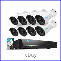 Reolink RLK16-410B8-4MP PoE Security IP Camera System 16CH NVR 3TB HDD Audio