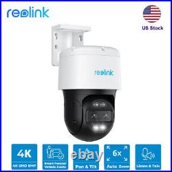 Reolink Trackmix PoE 4K Security Camera Dual-Lens PTZ CCTV IP Cam Auto 6X Zoom