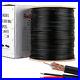 Rg59 Black 1000ft Bulk Siamese Cable 20awg+18/2 Cctv Security Camera Wire