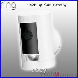 Ring Stick Up Cam Battery HD 1080p Wi-Fi Outdoor Security Camera Gen3 White