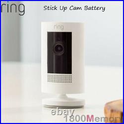Ring Stick Up Cam Battery HD 1080p Wi-Fi Outdoor Security Camera Gen3 White