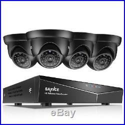 SANNCE 1080P HDMI 5in1 8CH DVR 1500TVL IR CUT CCTV Security Camera System 1TB US
