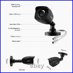SANNCE 1080P Security System Camera 5in1 4CH DVR CCTV EXIR Night Vision Outdoor