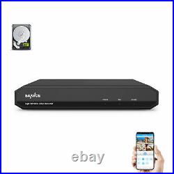 SANNCE 16CH 1080P HDMI 5IN1 Video Recorder DVR for Security Camera System 1TB