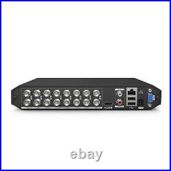 SANNCE 16CH/ 8CH/ 4CH HD 5IN1 1080P DVR Video Recorder for CCTV Camera Kit 0-2TB