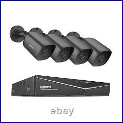 SANNCE 5in1 8CH DVR 5MP Video CCTV Security Camera System Outdoor Night Vision