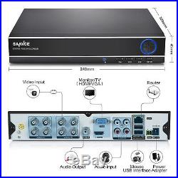 SANNCE 8CH 1080N DVR Home Video Recorder for CCTV Security Camera System 1TB