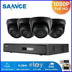 SANNCE 8CH 1080P HDMI 5IN1 DVR HD 1080P CCTV Camera Night Vision Security System