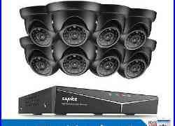 SANNCE 8CH 1080P HDMI DVR 1500TVL HD IR CCTV Video Home Security Camera System