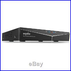 SANNCE 8CH 1080P HDMI DVR 720P Outdoor CCTV 1500TVL Security Camera System 1TB