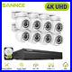 SANNCE 8CH 4K NVR 8MP POE Security Camera System PT Auto Tracking Two Way Audio