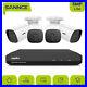 SANNCE 8CH DVR 5MP Audio CCTV Security Camera System Outdoor EXIR Night Vision