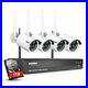 SANNCE Wireless CCTV Security System 8CH H. 264+NVR AI Human Camera Remote IP66