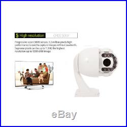 SONY CMOS 1200TVL HD Pan/Tilt Outdoor 30X Zoom PTZ IR Dome CCTV Camera IR-CUT