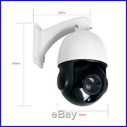 SONY CMOS 1200TVL HD Pan/Tilt Outdoor 30X Zoom PTZ IR Dome CCTV Camera +Joystick