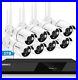 Sansco 8 Channel Wireless CCTV Security Camera System 3TB HDD NVR Recorder