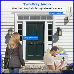 Security CCTV Camera System WIFI Outdoor With 1TB HDD Wireless 10CH NVR PTZ Audio