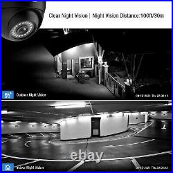 Security Camera System CCTV Home Outdoor Surveillance Camera AHD 8CH NightVision