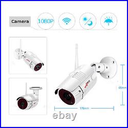 Security Camera System CCTV Outdoor Wireless 1080P HD Home With 1TB Hard Drive