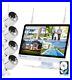 Security Camera System Home Outdoor Wireless WiFi CCTV 5MP 16LCD NVR 2TB