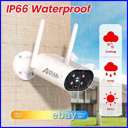 Security Camera System Outdoor Wireless Audio 3MP Home WIFI IP CCTV 8CH NVR 2TB