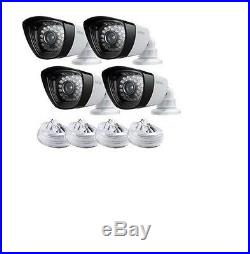 Set of 4 Samsung SDC-7340BCN WeatherPrf Camera CCTV Night V + BNC Cable SDC-7340