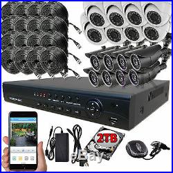 Sikker 16 Channel 720P CCTV DVR Recorder Home Video Security Camera System 2TB