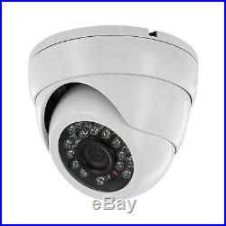 Sikker 4 Channel DVR Recorder indoor outdoor Surveillance Camera Security System