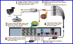 Sikker 8 Channel DVR 8 megapixel 4K AHD Vandal-proof Dome Security Camera System