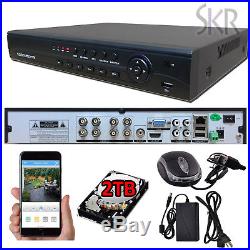 Sikker Standalone 8CH CHANNEL FULL 960H HDMI CCTV DVR Security Camera System 2TB