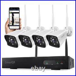 SmartSF HD 1080P CCTV IP Camera Wireless Wifi System 8CH NVR Home Security Kit