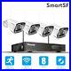 SmartSF Wireless 8CH NVR Security Camera System Outdoor CCTV Home Surveillance