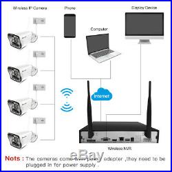 SmartSF Wireless 8CH NVR Security Camera System Outdoor CCTV Home Surveillance