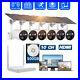 Solar Battery Powered Security Camera System Outdoor Wireless Wifi Home IP CCTV