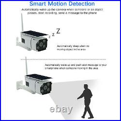 Solar / Battery Powered Wireless Wifi CCTV Security Camera 1080p High Definition