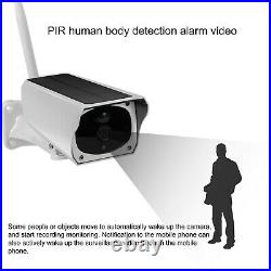 Solar Power Wireless 64G 1080P CCTV Outdoor Security Camera System Night Vision